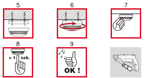 HDvsensys獨(dú)立式感煙火災(zāi)探測器安裝步驟